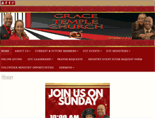 Tablet Screenshot of gracetempleaz.org